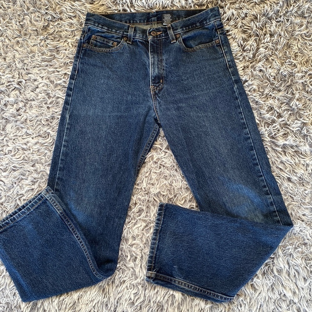 Faded Glory Vintage Dark Denim Jeans 30x30